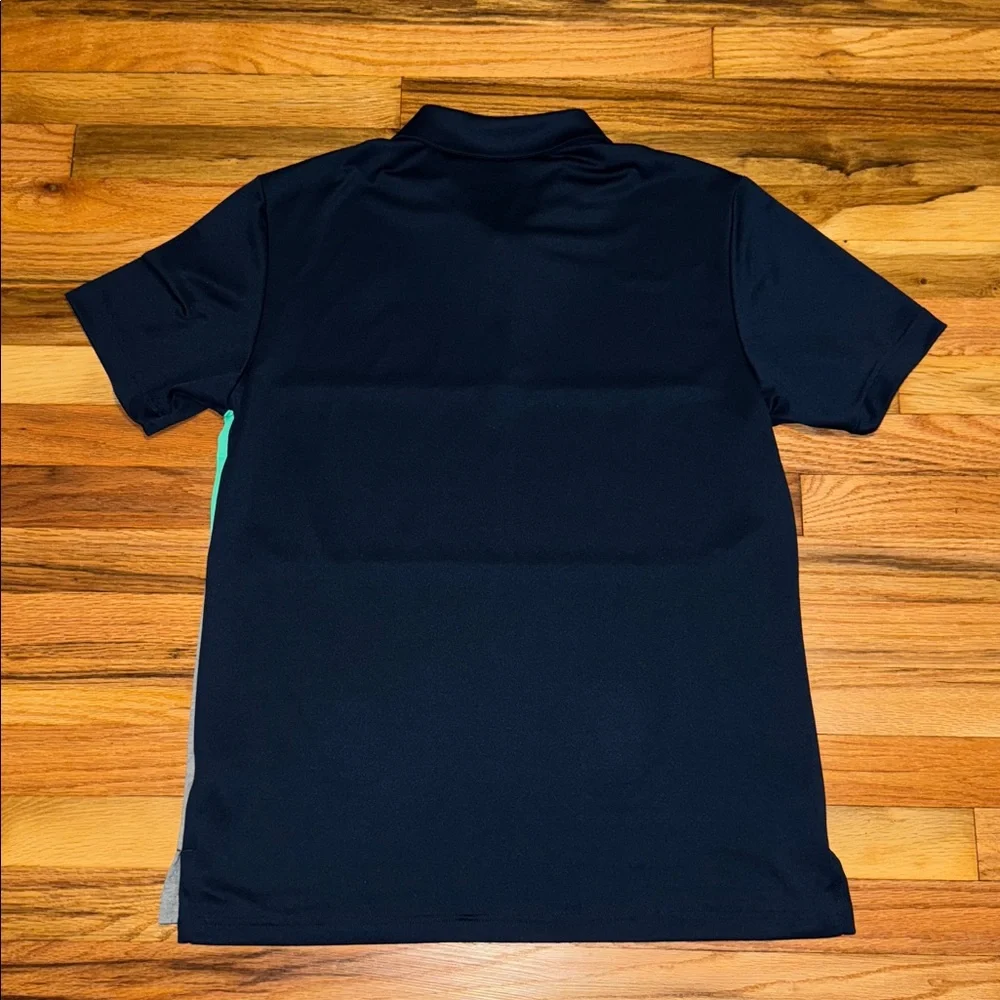 Men’s Adidas Golf Colorblock Polo Navy Medium
